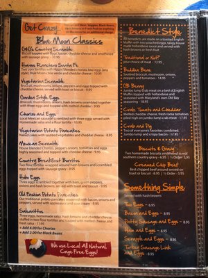 Menu photo 3 Blue Moon Cafe Baltimore, MD