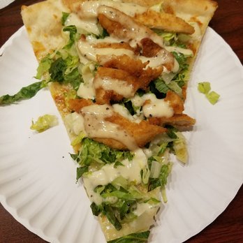 Romeo's Pizza - Chicken Ceasar slice - Pizza Near Me - New York, New York Romeo's Pizza - Chicken Ceasar slice - Pizza Near Me - New York, New York