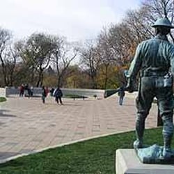 Veterans Memorial Plaza in Washington Park - Veterans Memorial Plaza