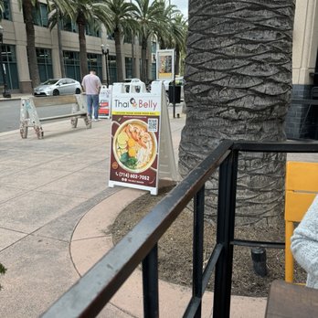 Thai Belly - Outside Patio Sign - Thai Near Me - Anaheim, California