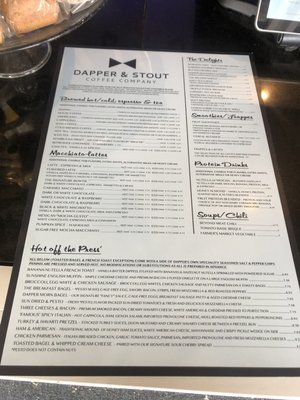 Menu photo 1 Dapper & Stout Coffee Company Glendale, AZ Menu photo 1 Dapper & Stout Coffee Company Glendale, AZ