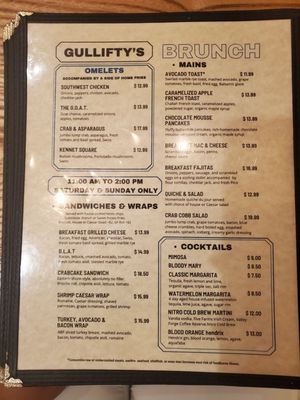 Menu photo 4 Gullifty's Restaurant Bryn Mawr, PA Menu photo 4 Gullifty's Restaurant Bryn Mawr, PA