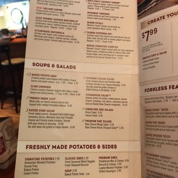 Outback Steakhouse - I love the Blooming Onion, but today I'm have the Chop Steak. - Steakhouses Near Me - Clive, Iowa