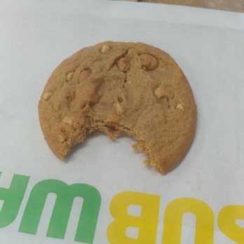 Subway - one Subway peanut butter cookie - Sandwiches Near Me - North Little Rock, Arkansas Subway - one Subway peanut butter cookie - Sandwiches Near Me - North Little Rock, Arkansas