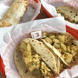 Tacos Clasico - Breakfast taco & burrito. Delicious!!