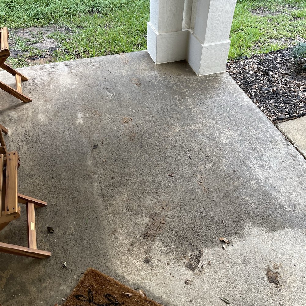 Cleaner Texan - Muddy porch that was clean before - Fireplace Services Near Me - richmond, Texas Cleaner Texan - Muddy porch that was clean before - Fireplace Services Near Me - richmond, Texas