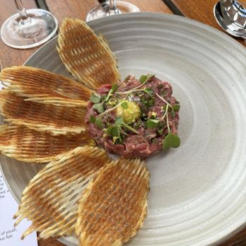 Early Mountain Vineyards - Bison tartare - Wineries Near Me - Madison, Virginia