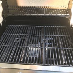 Cleaned grill Cleaned grill
