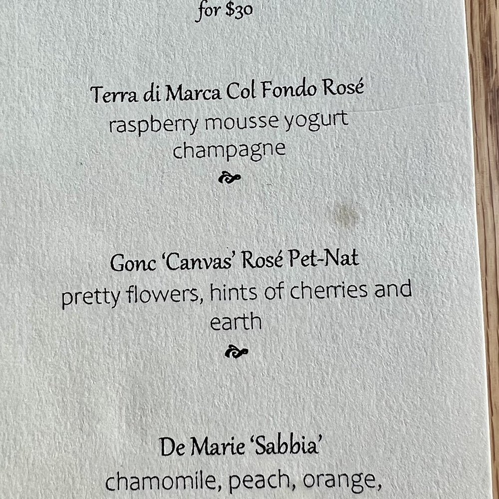 Carrello - Wine flight - Sept 2022 - Italian Near Me - Seattle, Washington
