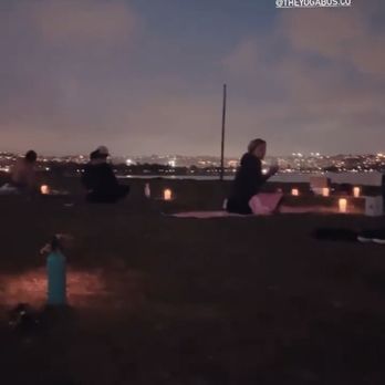 The Yoga Bus - Beautiful scenery and candlelit yoga, Olivia is a wonderful instructor - Yoga Near Me