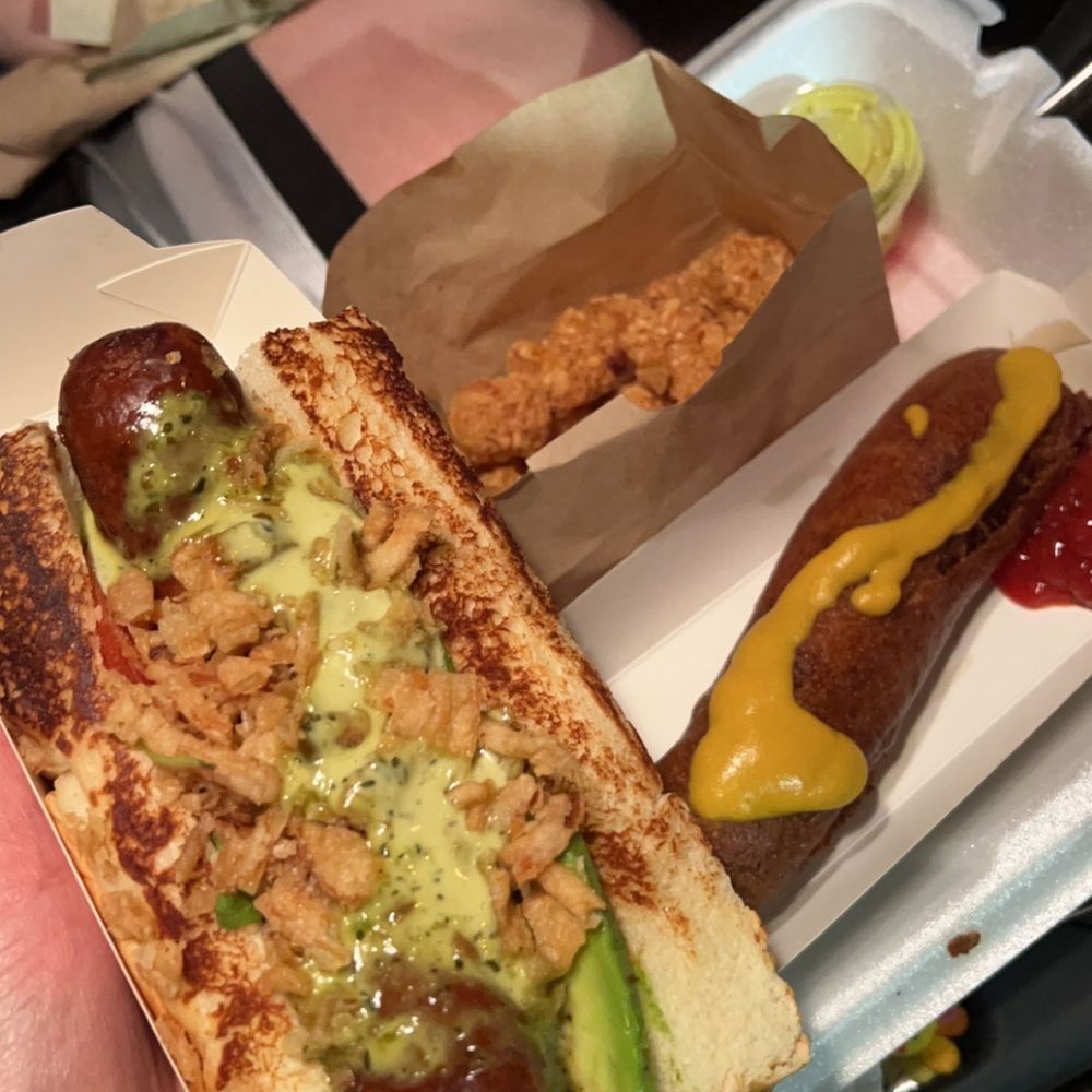 Dog Haus Biergarten - Richardson - SOOO CALI with kielbasa, CORN DOG, tots - Burgers Near Me - Richardson, Texas Dog Haus Biergarten - Richardson - SOOO CALI with kielbasa, CORN DOG, tots - Burgers Near Me - Richardson, Texas