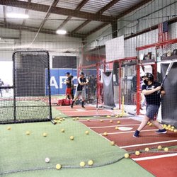 Bombers Batting Cages - 5 indoor batting cages. Softball, Bullpen, Pro Batter, Live, Ironmike.