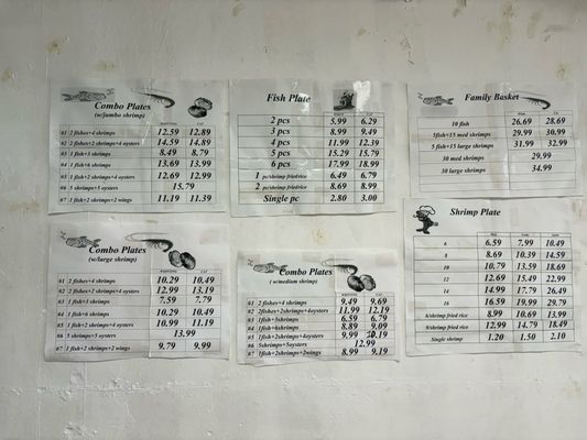Menu photo 1 Blodgett Fish Market Houston, TX
