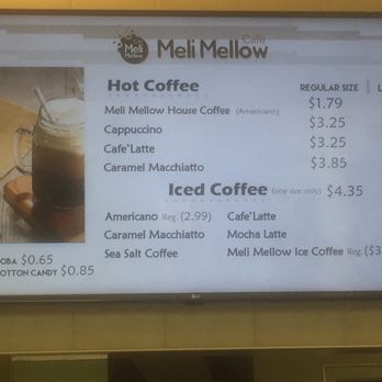 Café Meli Mellow - Menu (June 2018) - Coffee & Tea Near Me - Redondo Beach, California