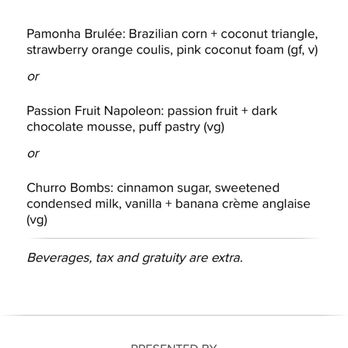 Havana - Dine Out Vancouver menu - Latin American Near Me - Vancouver, British Columbia