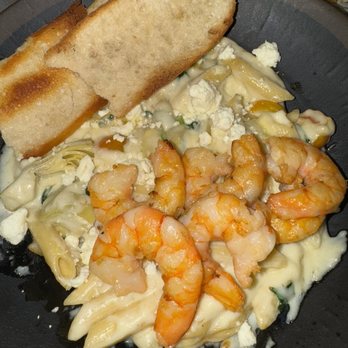 Evaga Desert Kitchen - Shrimp & artichoke pasta - Cocktail Bars Near Me - El Paso, Texas