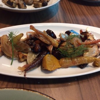 Vidrio - Roasted root vegetables-cold dish - Mediterranean Near Me - Raleigh, North Carolina Vidrio - Roasted root vegetables-cold dish - Mediterranean Near Me - Raleigh, North Carolina