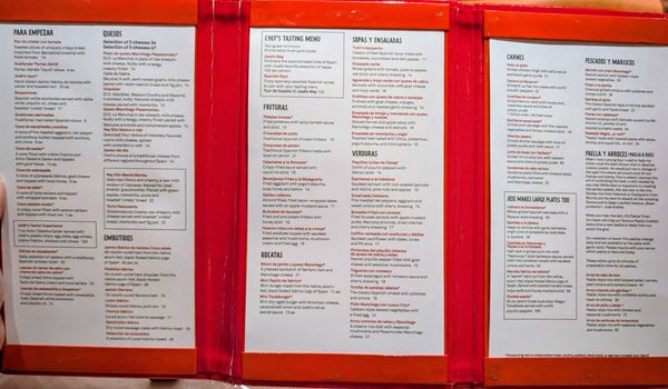 Menu photo 8 Jaleo Las Vegas, NV Menu photo 8 Jaleo Las Vegas, NV