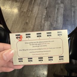 Loyalty stamp card Loyalty stamp card