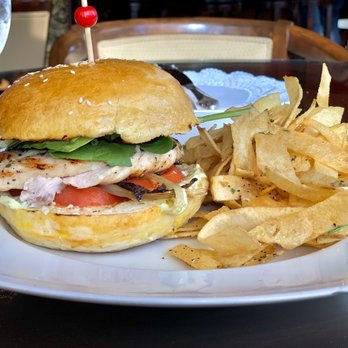 Vintage Press - Grilled Chicken Sandwich - American Near Me - Visalia, California