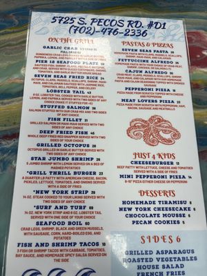 Menu photo 2 San Francisco Bay Restaurant Paradise, NV