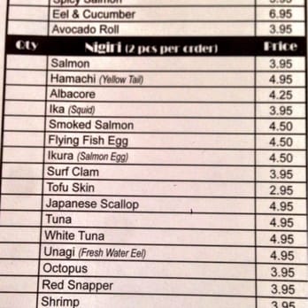 Naka Sushi - Sushi menu part 2 - Sushi Bars Near Me - Albuquerque, New Mexico Naka Sushi - Sushi menu part 2 - Sushi Bars Near Me - Albuquerque, New Mexico