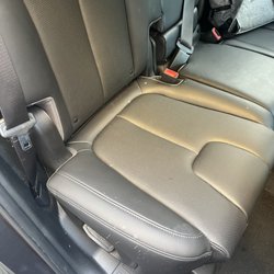 Avis/Budget - Dirty seats in the back