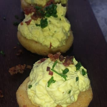 Nick's On 2nd - Fried bacon deviled eggs - New American Near Me - Long Beach, California Nick's On 2nd - Fried bacon deviled eggs - New American Near Me - Long Beach, California