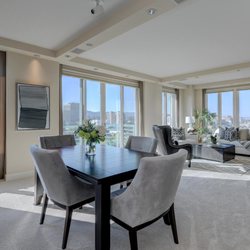 The Stratford - Dining room/living room in all units.