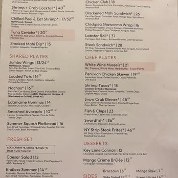 Zunzibar - Menu - Seafood Near Me - Sumterville, Florida Zunzibar - Menu - Seafood Near Me - Sumterville, Florida