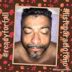 My Purple Spa - Men facial. Facial para hombres. Ready for Fall. Listo para el otoño