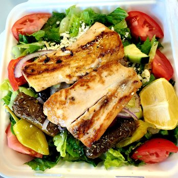 It’s All Greek - Mahi Mahi greek salad - Greek Near Me - West Palm Beach, Florida It’s All Greek - Mahi Mahi greek salad - Greek Near Me - West Palm Beach, Florida