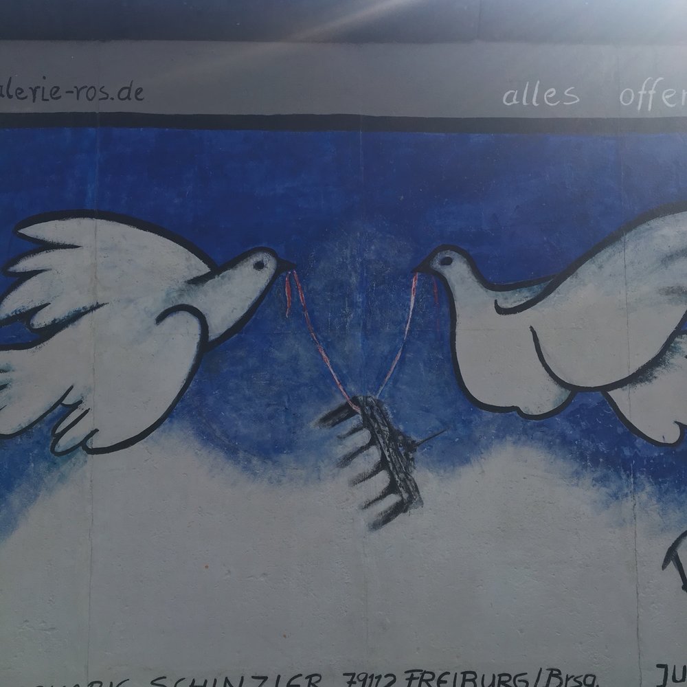 East Side Gallery - Rosemarie Schinzler's "Alles offen" - Landmarks & Historical Buildings Near Me - Berlin, BE East Side Gallery - Rosemarie Schinzler's "Alles offen" - Landmarks & Historical Buildings Near Me - Berlin, BE