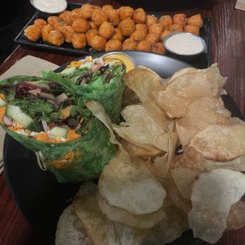 Guildhall - Veggie Wrap and House-Cut Kennebec Potato Chips - Gastropubs Near Me - Whittier, California
