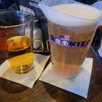 Rookies All-American Pub & Grill - $6 mini beer pitcher. Can't go wrong with this. - American Near Me - Hoffman Estates, Illinois