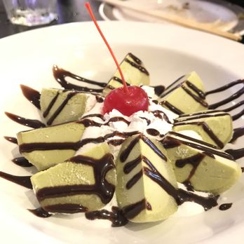 Koji Sushi - Green Tea [Ice Cream] Mochi. Tasted okay. - Sushi Bars Near Me - McKinney, Texas