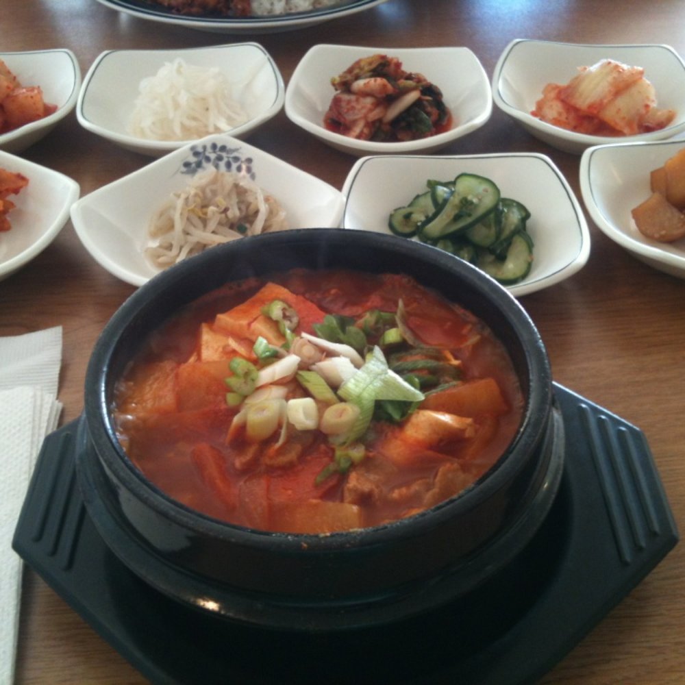 Korean tofu soup!