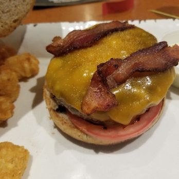 Basement Burger Bar - Wsgyu burger. Where's my bacon??? - Salad Near Me - Canton, Michigan Basement Burger Bar - Wsgyu burger. Where's my bacon??? - Salad Near Me - Canton, Michigan