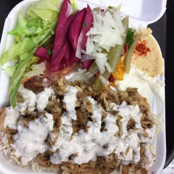 Chez Talal - Chicken Schwarma plate with pop $9.99 - Lebanese Near Me - Newmarket, Ontario