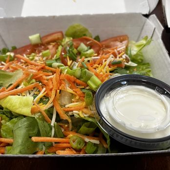 Buffalo Wild Wings - Salad with lots of carrots - Sports Bars Near Me - North Olmsted, Ohio