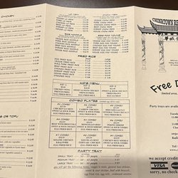Chinatown Restaurant - Menu 10/22