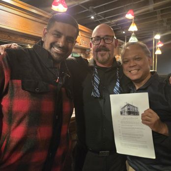 The Melrose Grill - Me, my buddy Raman, along with co-owner and Chef Franco Philips! - Steakhouses Near Me - Renton, Washington