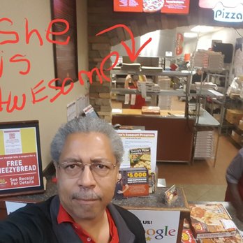 Marco's Pizza - the young lady that brings the magic to this Marco's is right there... look at that smile. - Pizza Near Me - Cedar Park, Texas