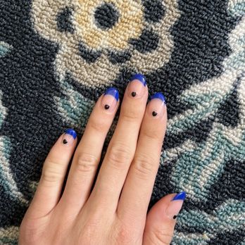 LV Nails - gel french tip - Nail Salons Near Me - San Jose, California