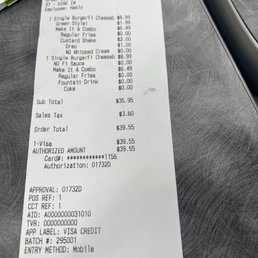 Receipt for 2 people. Receipt for 2 people.