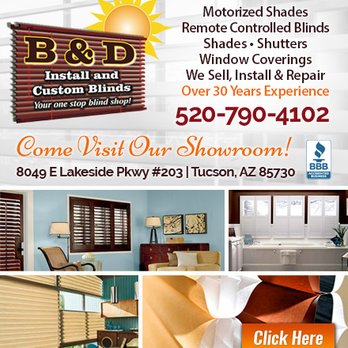 B & D Custom Blinds - Ad powered by: YPC Media - Shades & Blinds Near Me - Tucson, Arizona B & D Custom Blinds - Ad powered by: YPC Media - Shades & Blinds Near Me - Tucson, Arizona