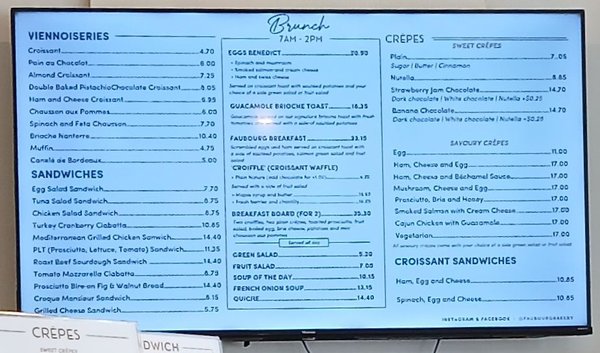 Menu photo 1 Faubourg Vancouver, BC