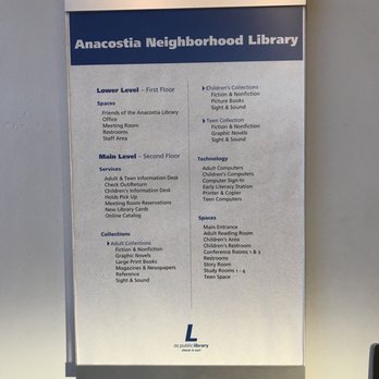 Anacostia Neighborhood Library - Directory - Libraries Near Me - Washington, DC, District of Columbia Anacostia Neighborhood Library - Directory - Libraries Near Me - Washington, DC, District of Columbia