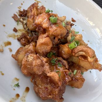 Stones Gastropub - Fried cauliflower - 1/2 eaten - Coffee & Tea Near Me - Wenatchee, Washington Stones Gastropub - Fried cauliflower - 1/2 eaten - Coffee & Tea Near Me - Wenatchee, Washington