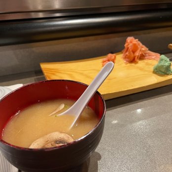 Kei Sushi - Miso soup! So delicious - Sushi Bars Near Me - Reno, Nevada